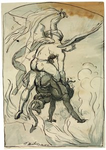 San Michele combatte il diavolo da Theodor Mintrop